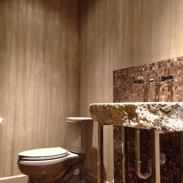 Dallas Design District Showroom: Alligator Skin Textured Walls