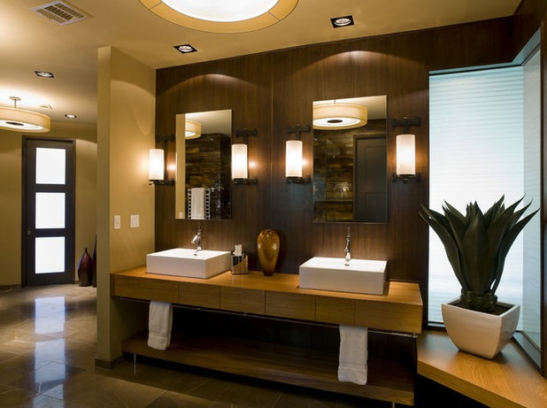 Contemporary Bathroom by David Wilkes Builders