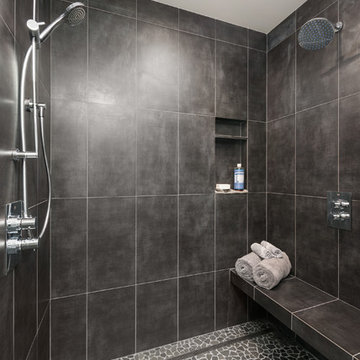 De Anza - Modern Master Bath Shower
