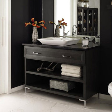 Decorá Cabinets: Black Bathroom Vanity