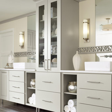 Decorá Cabinets: Gray Primary Bathroom Vanity