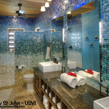 Deja View Villa Bathroom- St. John U.S. Virgin Islands