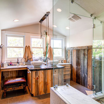 Denver Master Bathroom with Walk In Shower