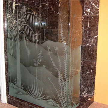 Desert Allure Custom Glass Shower Enclosure