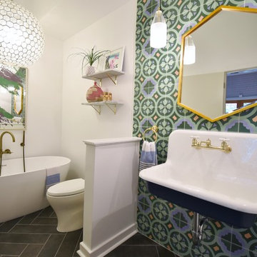 Design: James Guest Bathroom
