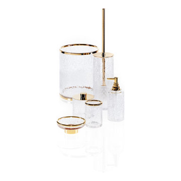 Designer Toilet Brushes and Holder Set