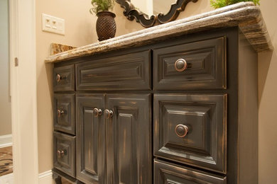 Distressed Bathroom Cabinetry