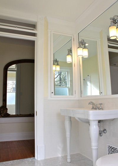 Traditional Bathroom by Restoring our 1890 Victorian