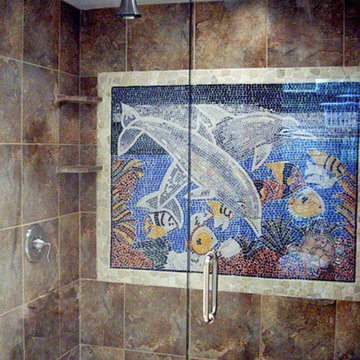 Dolphin Mosaics I Mozaico