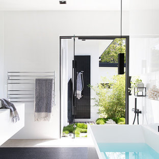 Black And White Modern Bathroom Ideas  Houzz