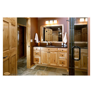Door style: Pendleton Inset | Species: Rustic Hickory | Finish: Autumn ...