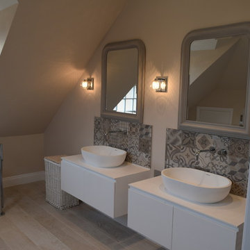 Dormer loft conversion into master bedroom suite, ensuite bathroom - HP9