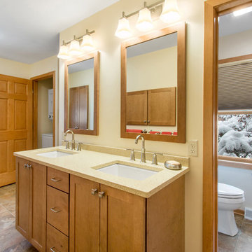 Double Sink in Master with Laundry Area