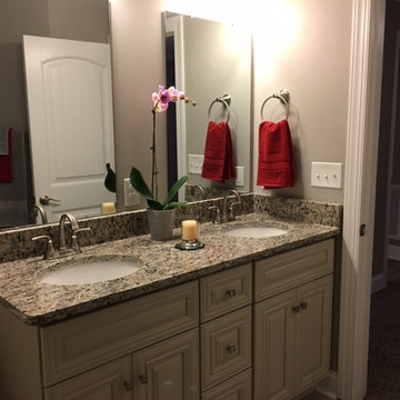 Double vanity in master bathroom