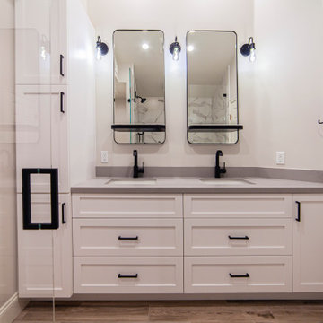 Double Vanity| Master Bathroom Remodel | Oak Park, CA