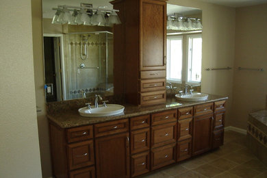 Double Vanity with Additional Storage