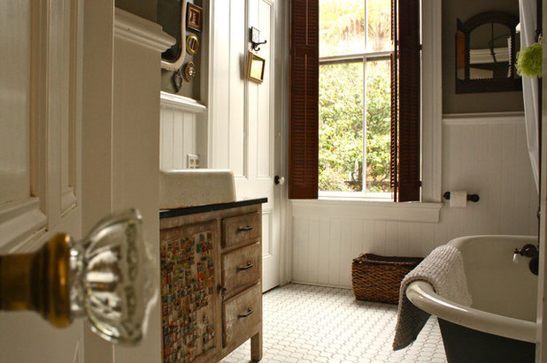 Eclectic Bathroom by Shannon Malone