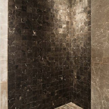 Dramatic Marble Shower