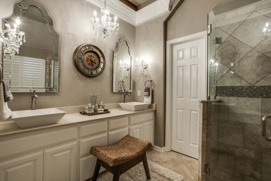 Example of an ornate bathroom design in Dallas