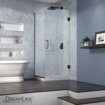 DreamLine Shower Doors- Unidoor Shower Enclosure in Oil Rubbed Bronze Finish