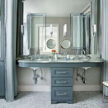 Transitional Bathroom by Mark Williams Design