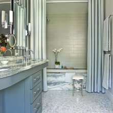 Transitional Bathroom by Mark Williams Design