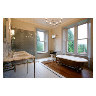 Case Study, Be Bold With Brass - Traditional - Bathroom - London - by  Drummonds Bathrooms