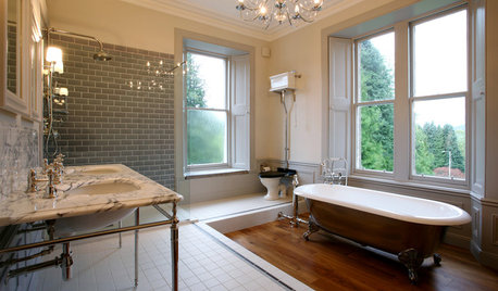 Room of the Day: Space and Stunning Views in a Luxe Scottish Bath