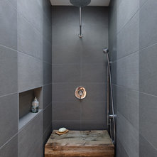 Industrial Bathroom by Dyna Builders