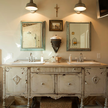 Earth Tone Master Bath