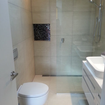 Earthstone Talc Ivory Tiled Shower - 47 Capriana Dr, Karaka