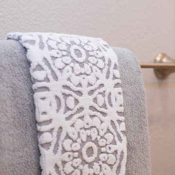Earthy Chic Guest Bathroom