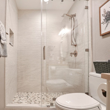 Earthy Chic Guest Bathroom