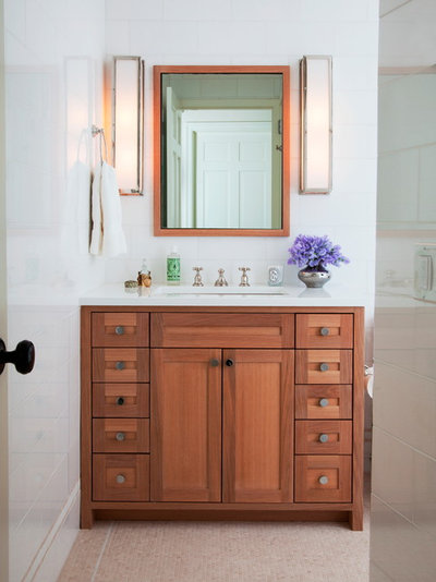 Transitional Bathroom by Adrienne Neff Design Services LLC