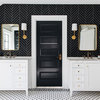 How to Decorate With Black and White in the Bathroom