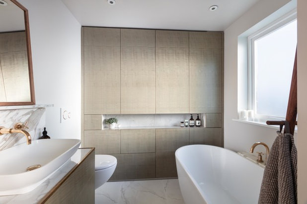 Contemporary Bathroom by Nathalie Priem Photography