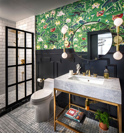 Eclectic Bathroom by CM Natural Designs