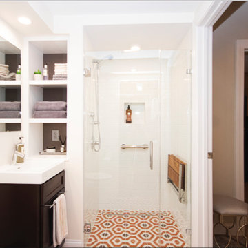 Eclectic Basement Bathroom