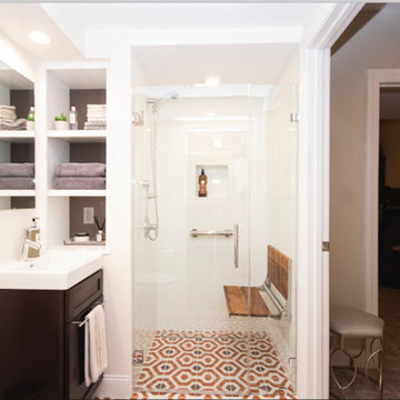 Eclectic Basement Bathroom