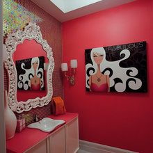 9 Powder Rooms That Dazzle With Drama