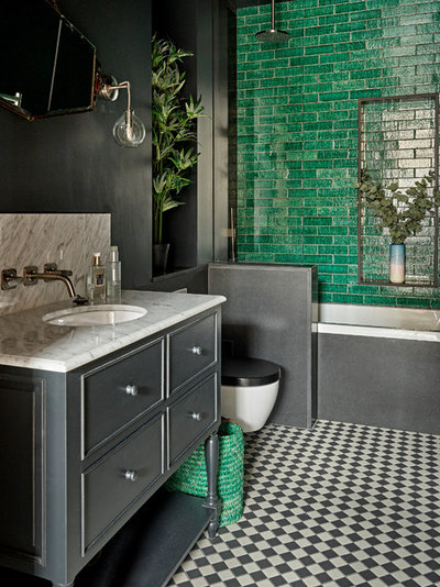 Transitional Bathroom by Romilly Turner Interior Design