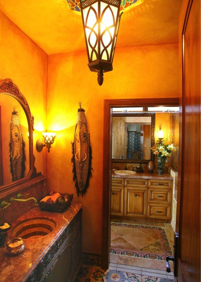 Eclectic Bathroom by Linda Medina Interior Design