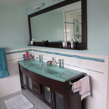 Eclectic Master Bathroom Remodel