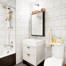 Bathroom tile layout