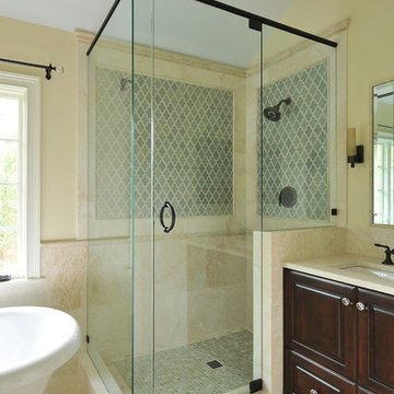 eclectic spa masterbath