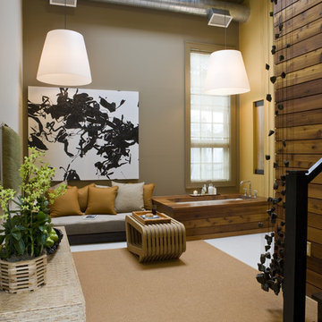 Eco Friendly Home Spa with daybed