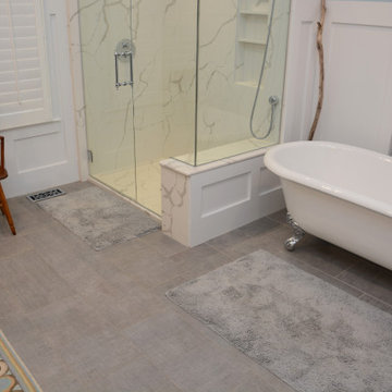Edgewater, MD Master Bath & Shower Quartz tops