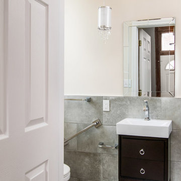 Efficient Design Maximizes Small Bathroom in Historic Home