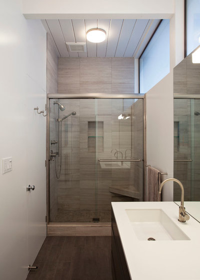 Midcentury Bathroom by Klopf Architecture