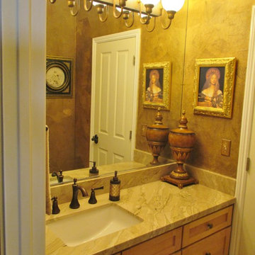 El Dorado Hills Marble Shower & tub surround